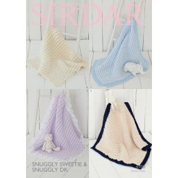S4700 Blankets in Sirdar Snuggly DK and Sirdar Snuggly Sweetie