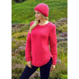 JB218 Ladies Jumper and Hat Chunky